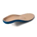picture of foot pressure relief insole from the side back angle